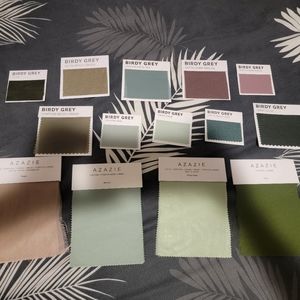 Azazie and Birdy grey swatches